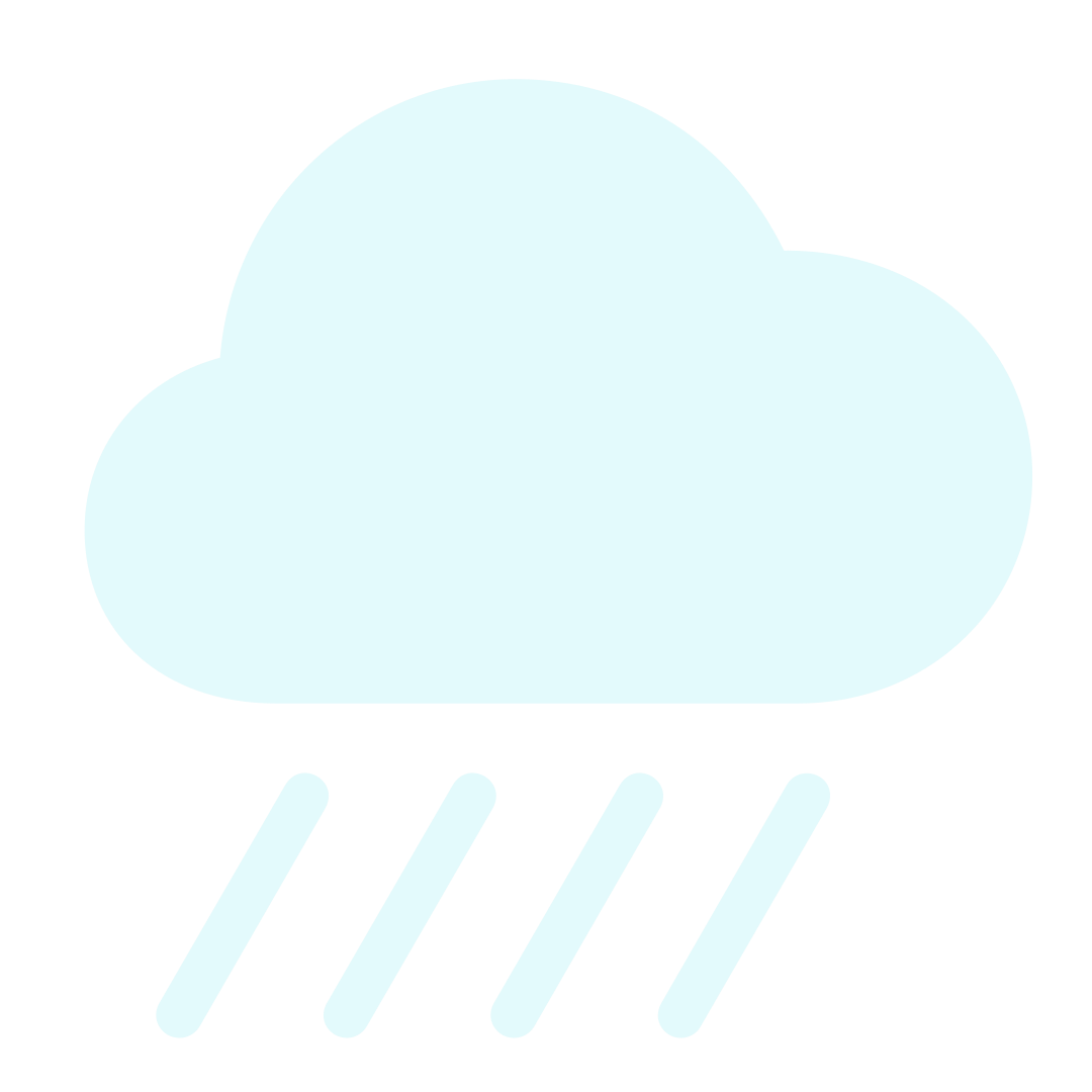 illustration of rain from cloud